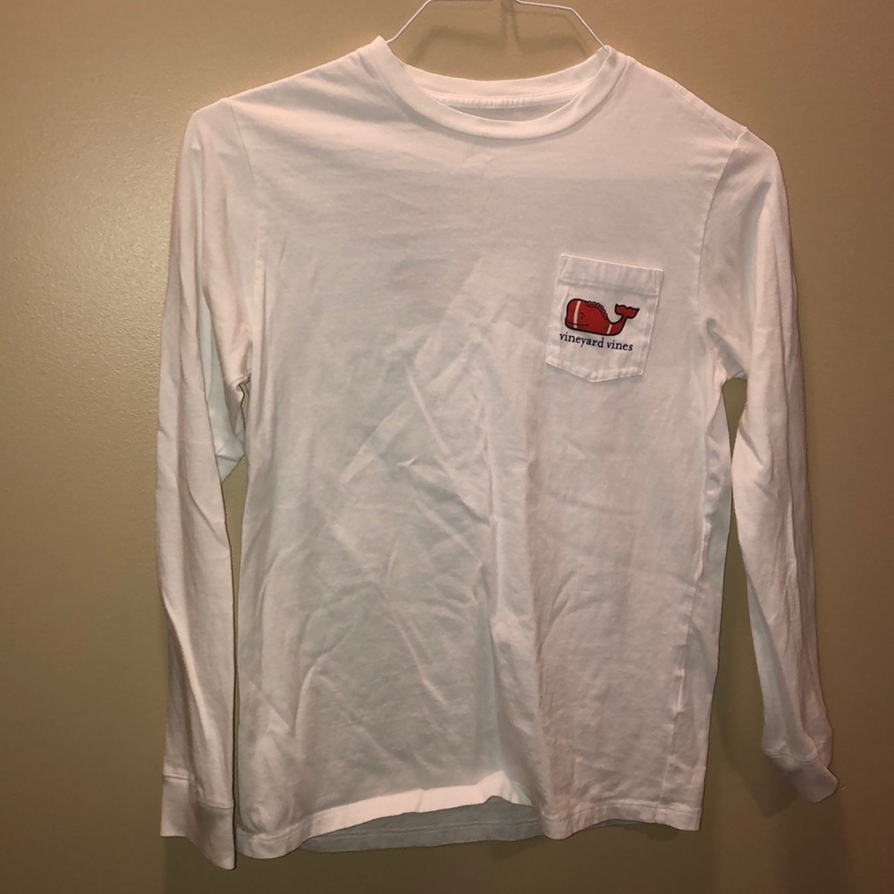 Vineyard vine football shirt